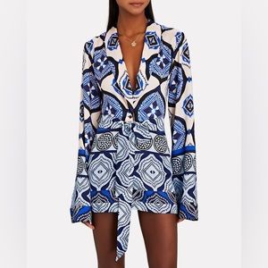 Alexis Robbie tie-waist romper